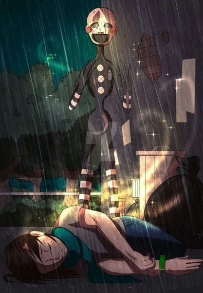 Le lore complet de Five Nights at Freddy's : histoire des animatroniques et secrets de la saga Une représentation de Puppet découvrant la mort de Charlotte (Pinterest)