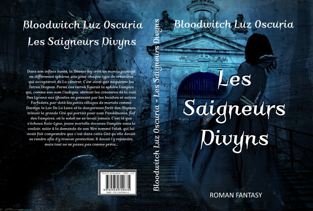Couverture de "Les Saigneurs Divyns", de Bloodwitch Luz Oscuria (2017)