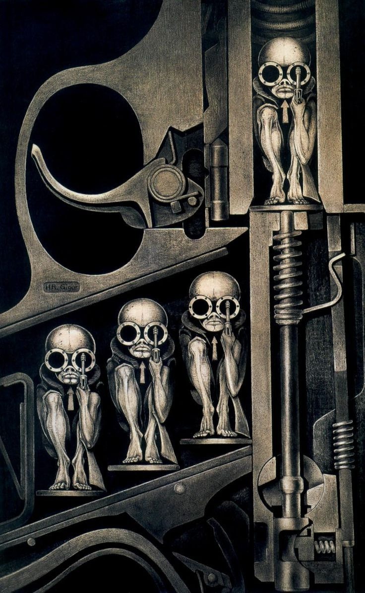 "Birth Machines", par Hans Ruedi Giger