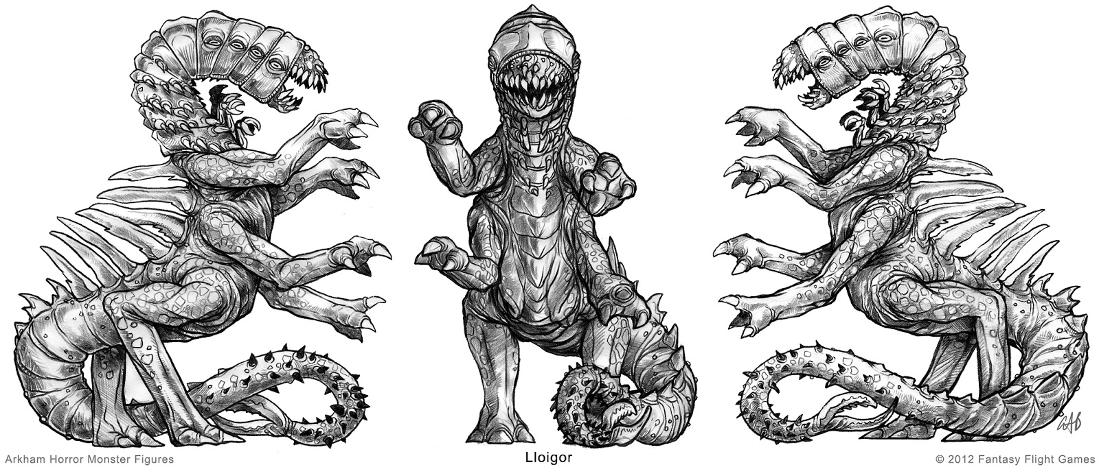 Une représentation de Lloigor, par ChristopherBurdett (DeviantArt)