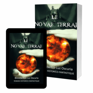Couverture de "Le Novae Terrae" (2024), de Bloodwitch Luz Oscuria