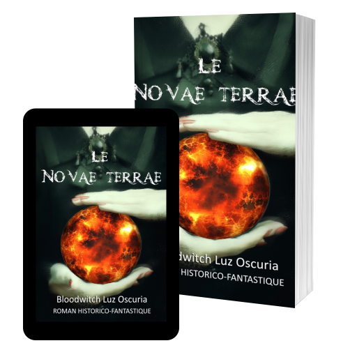 Couverture de "Le Novae Terrae" (2024), de Bloodwitch Luz Oscuria