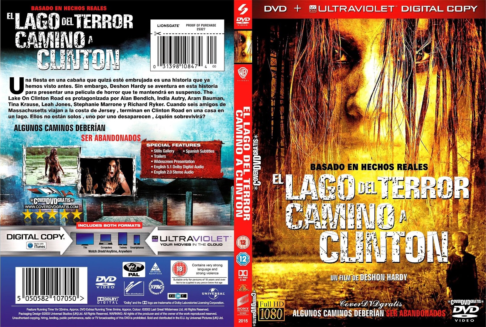 La jaquette du film "The Lake on Clinton Road"