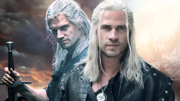 Henry Cavill et Liam Hemsworth dans la peau de Geralt de Riv (série Netflix "The Witcher")