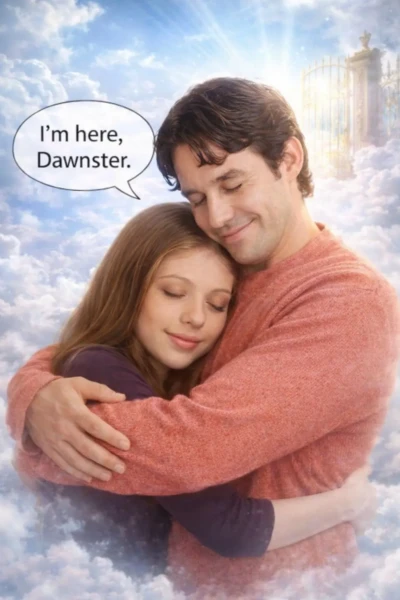 Le monde de Buffy s'écroule un peu plus : Nicholas Brendon nous a quittés (1971-2026) Hommage à Michelle Trachtenberg et Nicholas Brendon, trouvé sur le net (sûrement IA, mais je trouve cette illustration très belle, alors je me permets de l'utiliser ici)