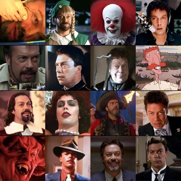 Tim Curry dans certains de ses plus grands rôles